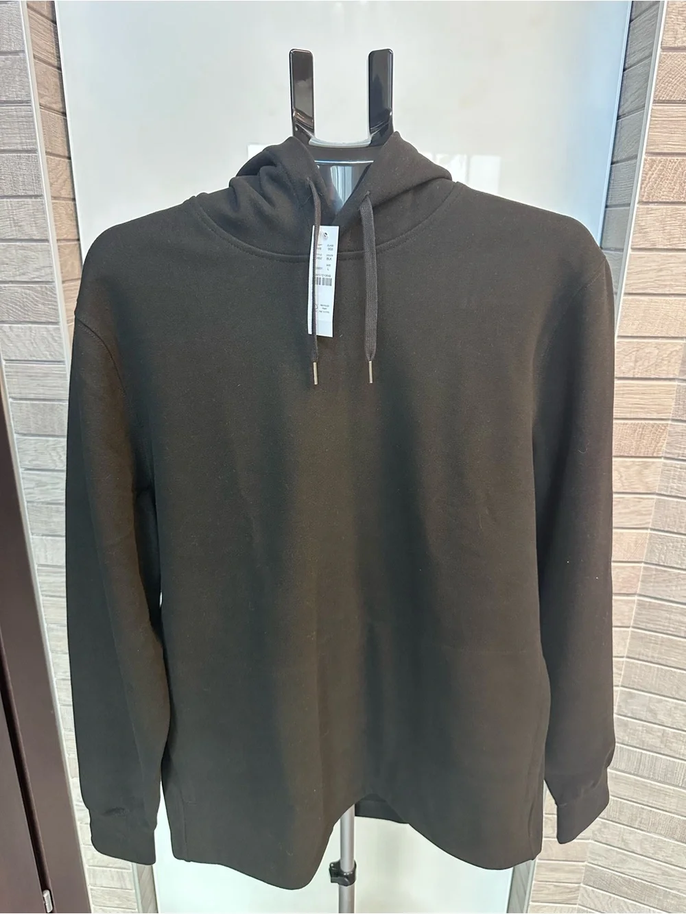 J. Crew Black Seaboard Hoodie Pullover Sweatshirt